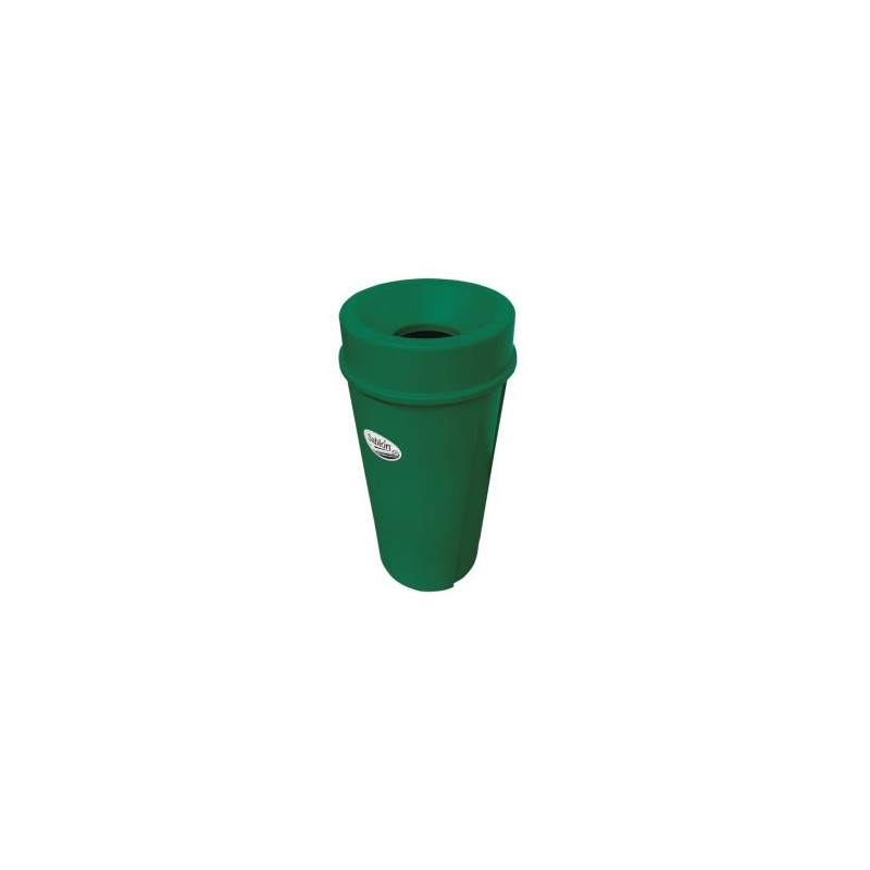 CESTO – BOTE 80L REDONDO VERDE CON TAPA EMBUDO 8496VD