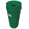 CESTO – BOTE 80L REDONDO VERDE CON TAPA EMBUDO 8496VD